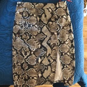 Altuzarra animal print skirt